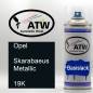 Preview: Opel, Skarabaeus Metallic, 19K: 400ml Sprühdose, von ATW Autoteile West.